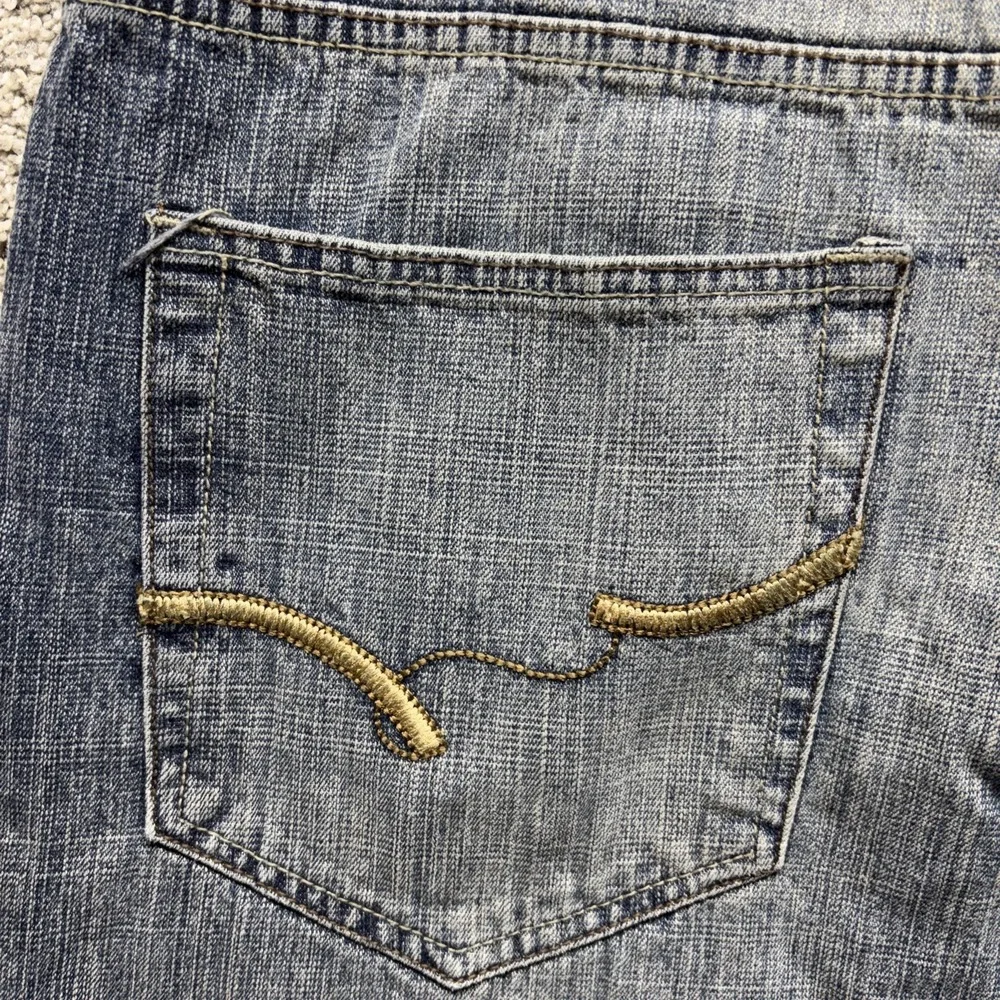 Vintage Southpole Jeans Mens 36x32 Denim Faded Baggy Skater Hip Hop‎ Grunge GOLD